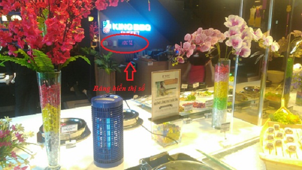 Lắp đặt màn hình hiển thị tại nhà hàng Tân Sơn Nhì