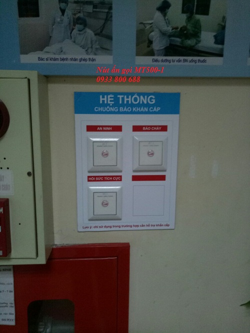 Lắp đặt chuông gọi y tá không dây cho bệnh viện Xanh Pôn
