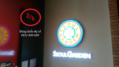 Lắp đặt chuông gọi phục vụ tại nhà hàng Seoul Garden