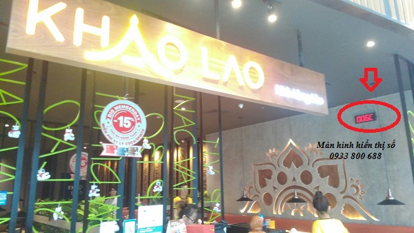 Lắp đặt chuông gọi cho chuỗi nhà hàng Khao Lao