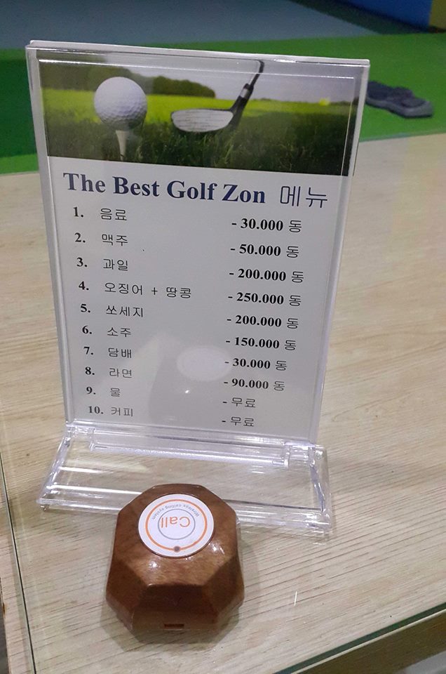 Công ty Minh Thành lắp đặt chuông gọi phục vụ cho Sân golf